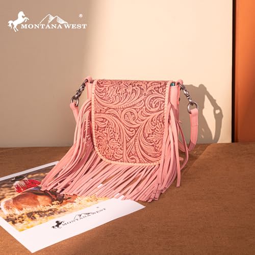 Image of Montana West Fringe Purse Western Purses for Women Crossbody Bag