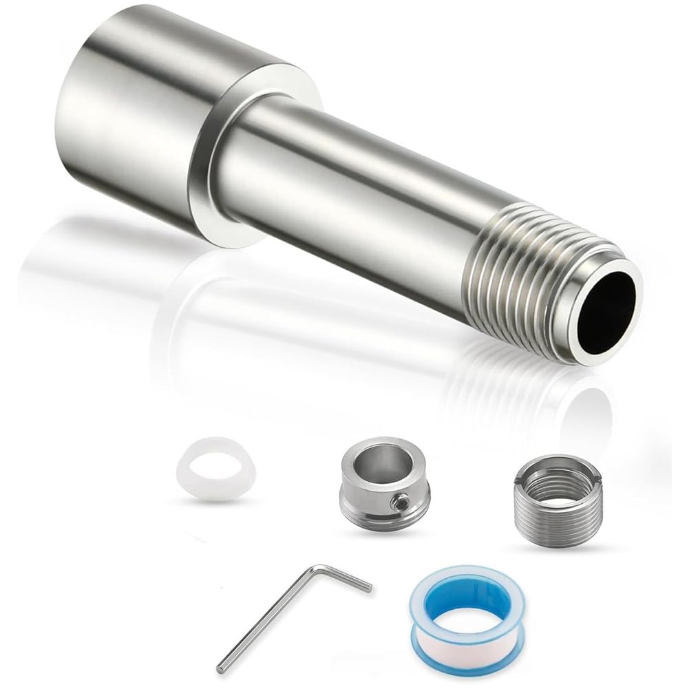 Jnchdghwa As Shown Tub Spout Adapter For 3/4" Ips And 1/2" Ips Pipe Bathtub Faucet Spouts For Both Diverter &Non-Diverter Types