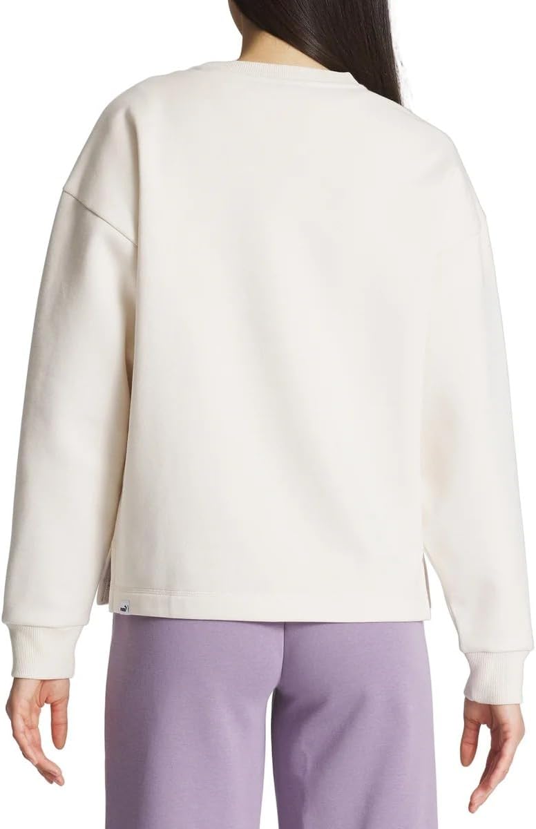 PUMA Women's Fleece Crewneck Sweatshirt Badge - Image 2