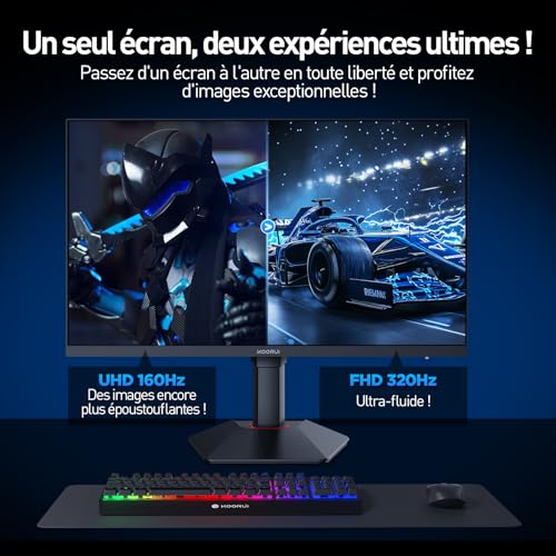 KOORUI G2741L écran gaming 27" 4K/160Hz et FHD/320Hz - photo 3