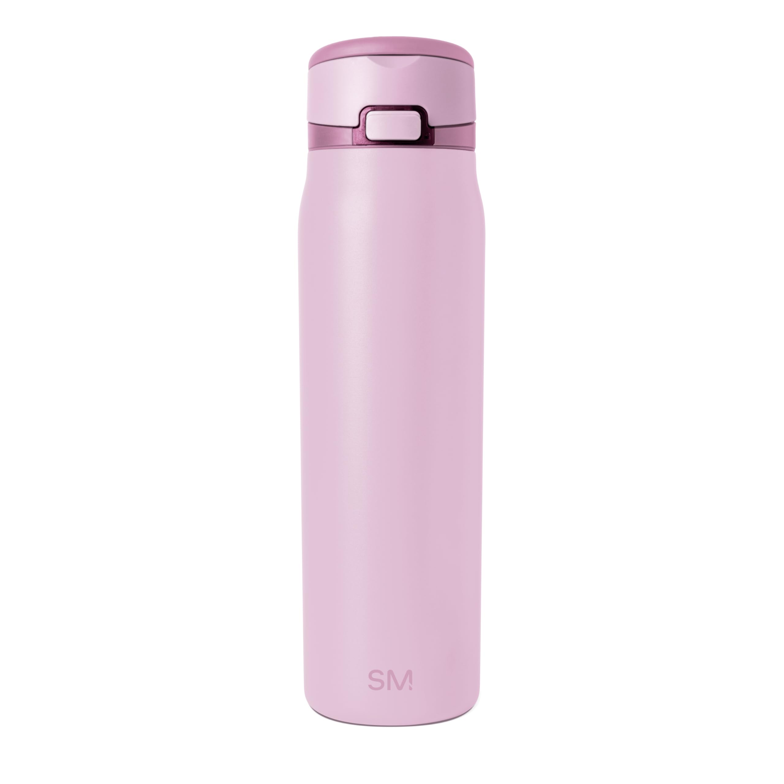 Simple Modern Mesa Loop Water Bottle with Straw | 30oz Cup Holder Friendly Insulated Stainless Steel Bottles for Travel, Sports and School | Pink Champagne โ image 1