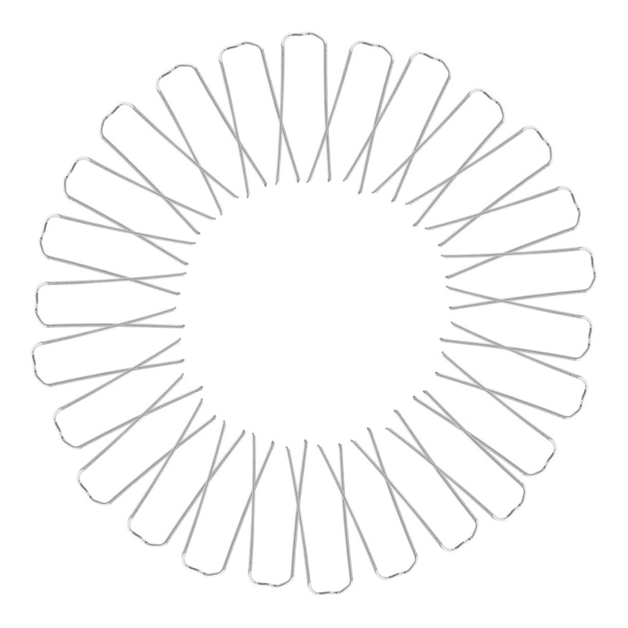 OSALADI 150pcs Galvanized Floral Pins for Wreaths and Plant Arrangements for Gardening Landscaping and Craft Projects Durable Resistant Versatile Bouquet and Corsage Stakes