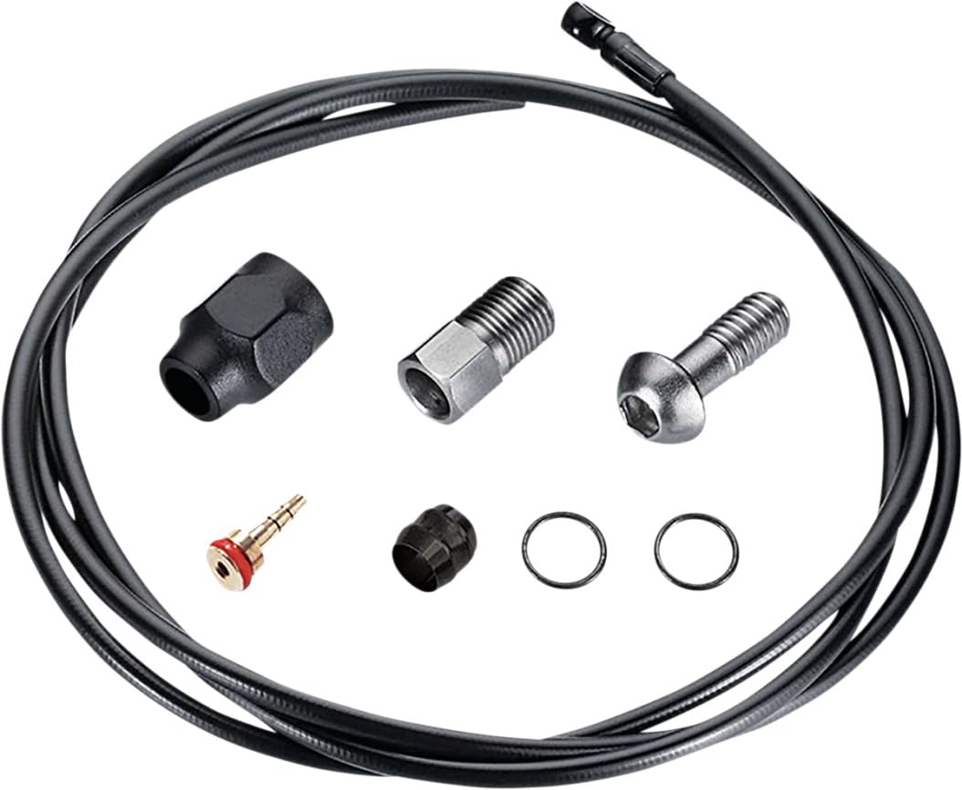 Kit durite 2000mm Ø5.0mm flexible hydraulique avec vis banjo de rechange