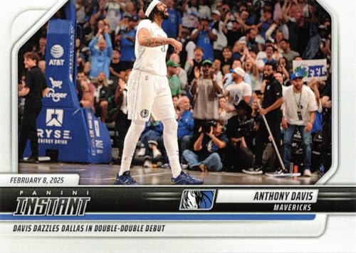 2024-25 Panini NBA Instant #333 Anthony Davis Basketball Card Mavericks