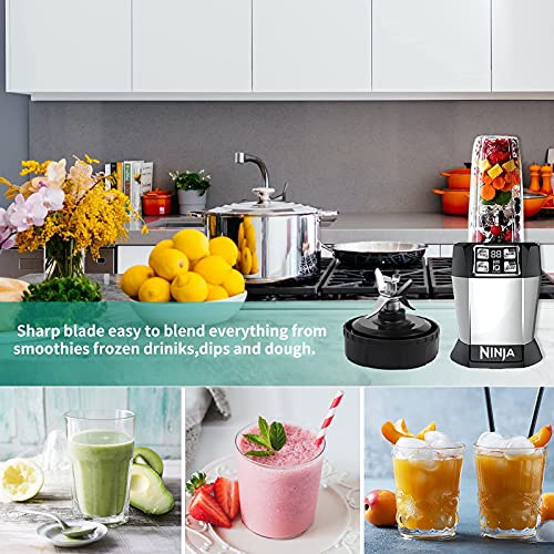 ▷ Azdele 6 aletas Ninja Blender Extractor Blade piezas de repuesto