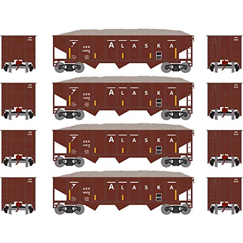 Athearn N 40' Outside Braced Hopper/Load, ARR (4) #1, ATH1876