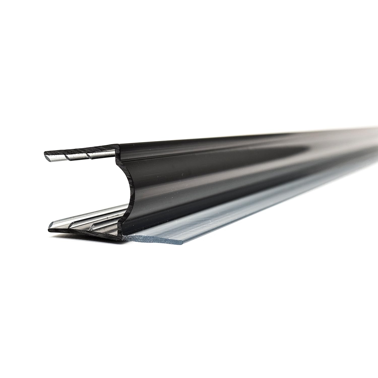 Privacy Seal (Round Edge 6-Pack) | Restroom Stall Door Gap Cover for Privacy | Easy-to-Install Plastic Edge Trim for Bathroom Stalls with Round Edge Doors (Covers 3 Stall Doors)