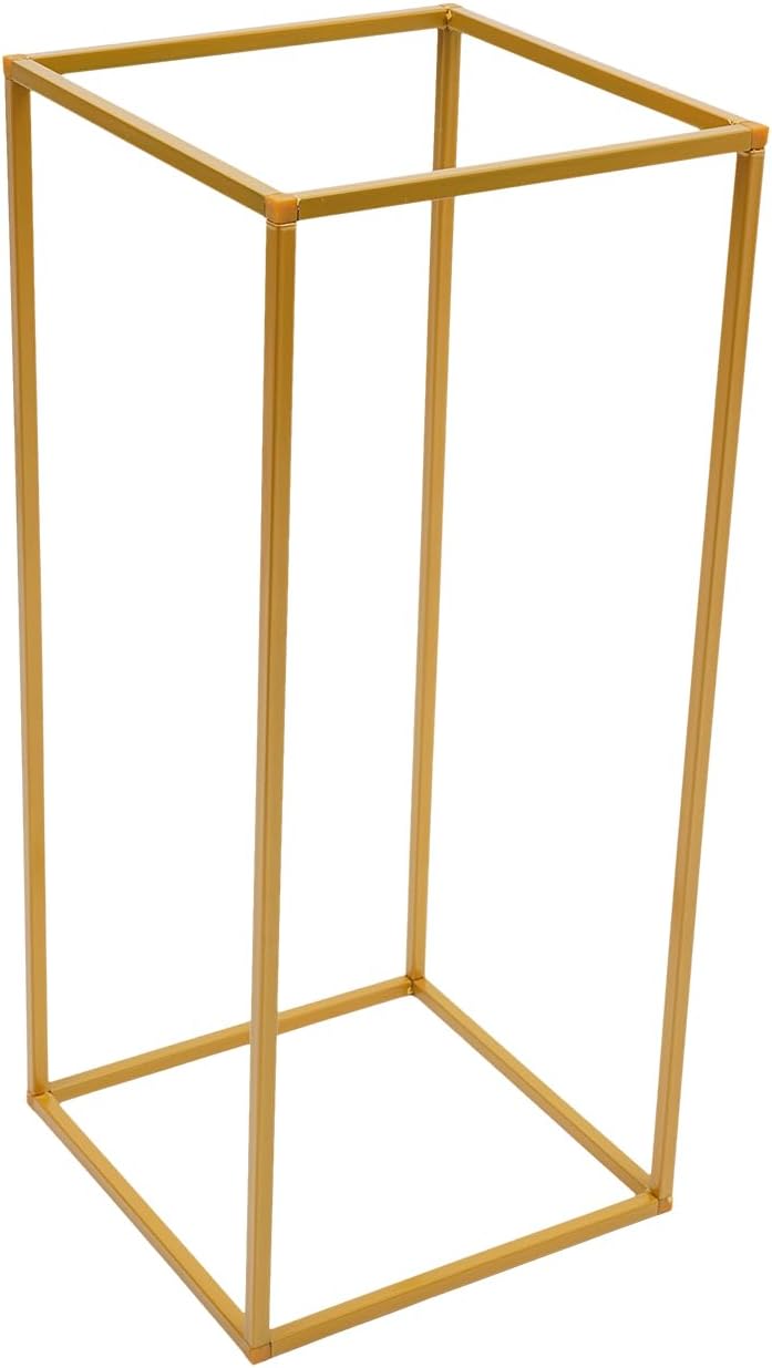 Metal Wedding Stand Wedding Arch Backdrop Stand Set with 3 * Gold Balloon Stand for Wedding Ceremony Birthday Party Baby Shower Anniversary Decoration 17.6lbs Load Capacity