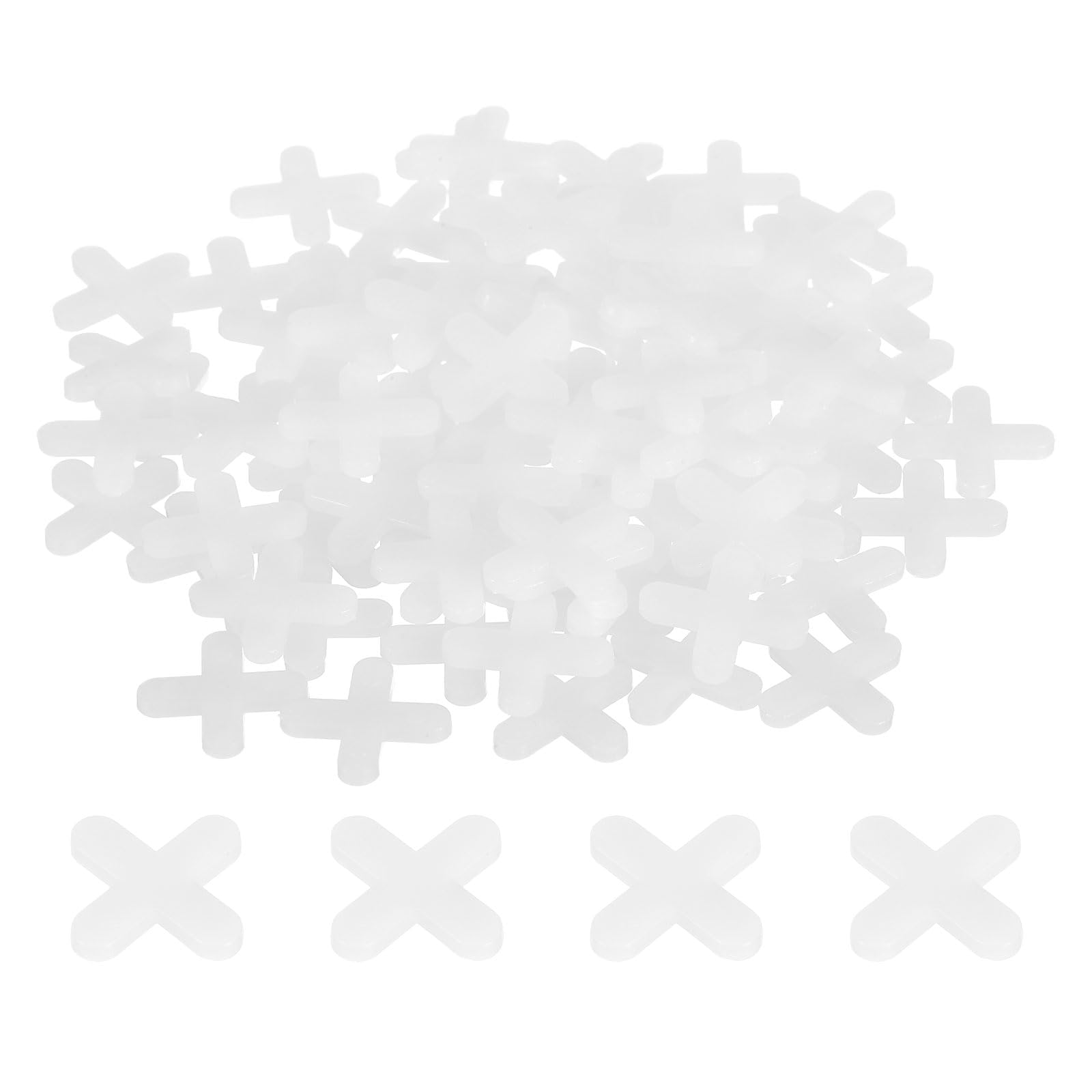 Croisillons de carrelage 5 mm uxcell en croix blanche pour pose de revêtement sol