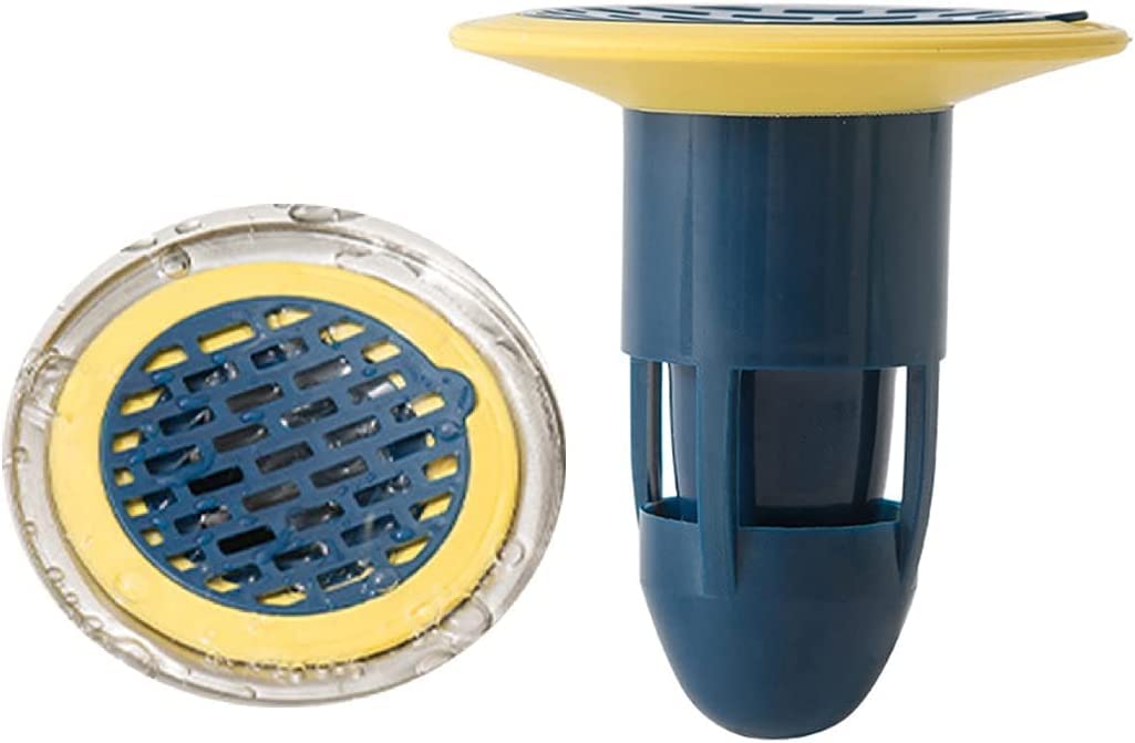 4PCS Shower Floor Drain Backflow Preventer Sewer Core Anti New 360° Deodorant Floor Drain,Sewer Insect-Proof Silicone Anti-Odor Artifact Floor Drain Core for Kitchen Bathroom Pipes Tubes