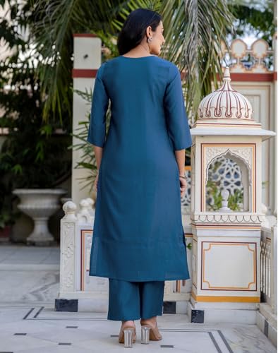 Image of SKYLEE Rayon Chikankari Embroidery Anarkali Kurta Set with Dupatta