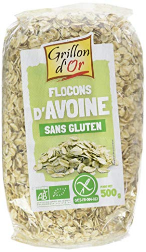  Grillon d'or Flocons d'Avoine 500 g Bio - Sans...