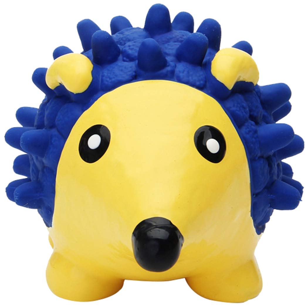 boxoon Dog Latex Chew Toy Anti-bite Interactive Hedgehog Dog Toy Pig Squeaky Toy Bite Durable Dog Chew Toys Latex Bite Toys