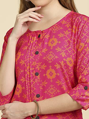 Image of anubhutee Women Rayon A-Line Kurta