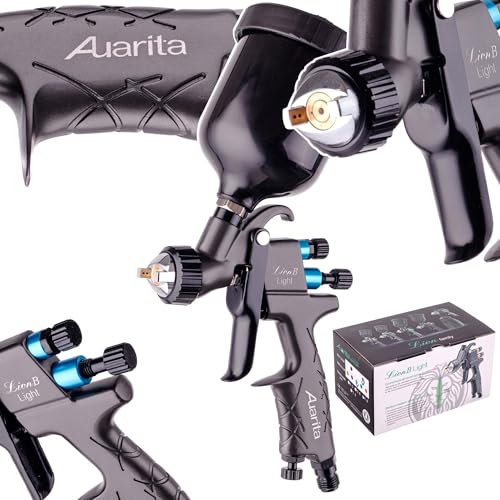 Auarita Pistolet A Peinture Lion B Light MINI à Air Comprimé HVLP Buse 1,2mm 125 ml Faible consommation d'air