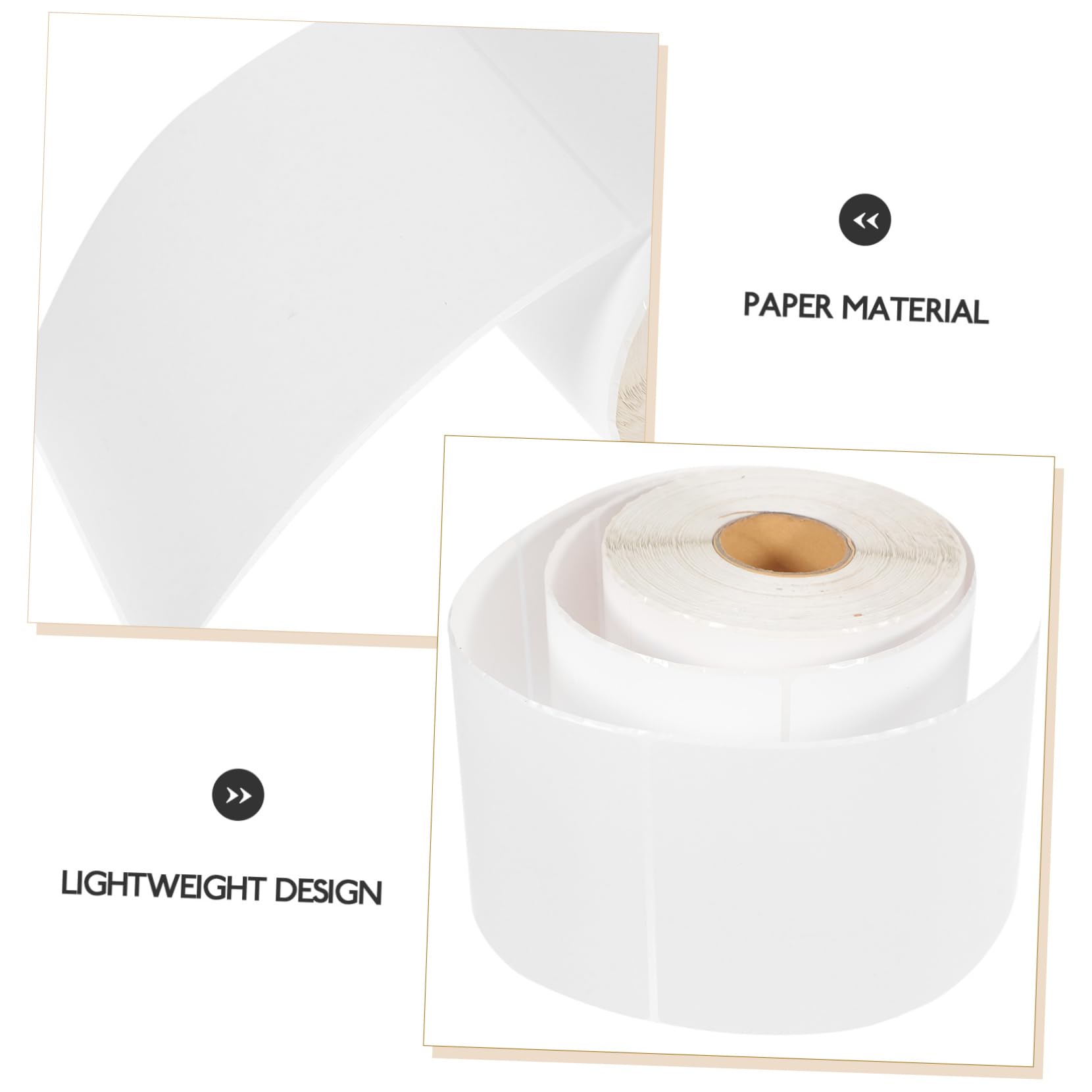 Angoily Étiquettes Autocollantes Thermiques 500 Pcs Papier Imprimable pour Étiquettes, Format 4x6 Po, Résistant et Polyvalent, pour Bureau et Logistique