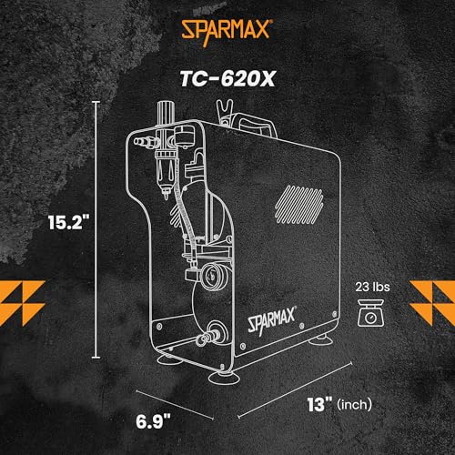 Sparmax Inspire Tc620X compresseur aérographe double sortie