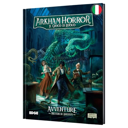 Asmodee - Arkham Horror: Il Gioco di Ruolo - Misteri di Arkham, Avventure per Manuale Base, 14+ Anni, 2-6 Giocatori, Edizione in Italiano