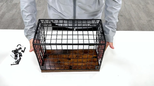 Cesto di frutta da parete, da appendere, organizer da cucina, resistente, impilabile, in metallo