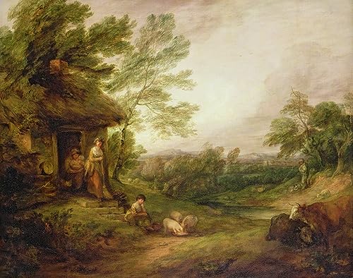 Cuadro cuadro sobre lienzo de Gainsborough de 60x90 para pasillos oscuros 1