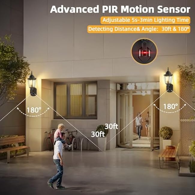 Lamomo Outdoor Wall Sconce Light Fixtures Porch Lights