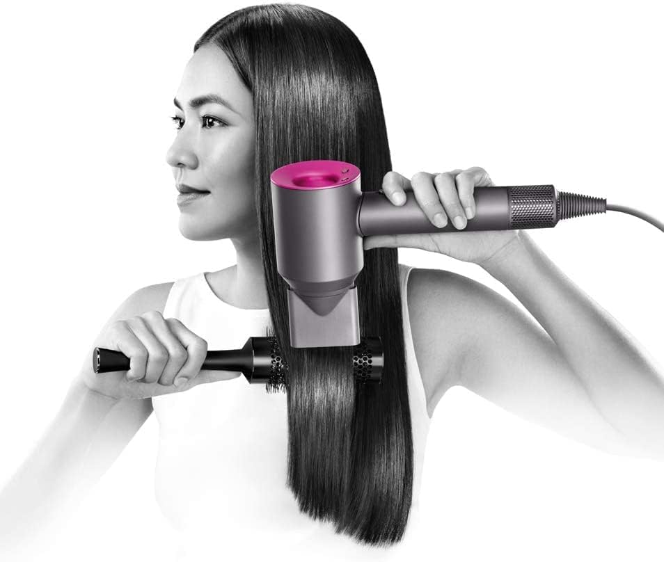 Dyson Supersonic Hair Dryer (Fuchsia/Iron) - Image 3