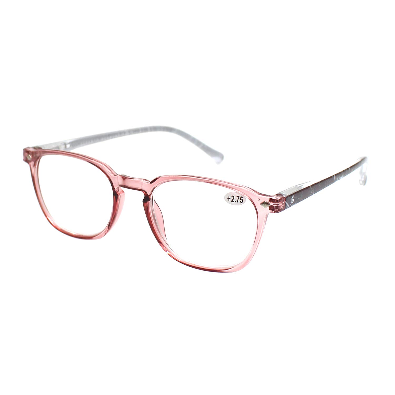 Esperto Readers Rainy Reading Glasses For Women +1.00 to +3.00 Power -Crystal Pink (+2.50) 3
