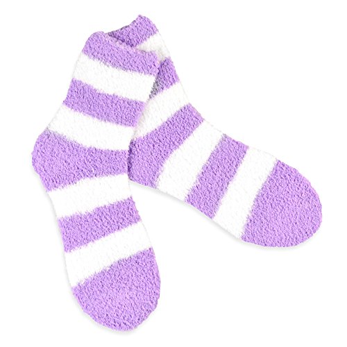 Cozy Warm Fuzzy Slipper Socks Cute Animals Holiday Christmas Santa Reindeer Multipair Adults4