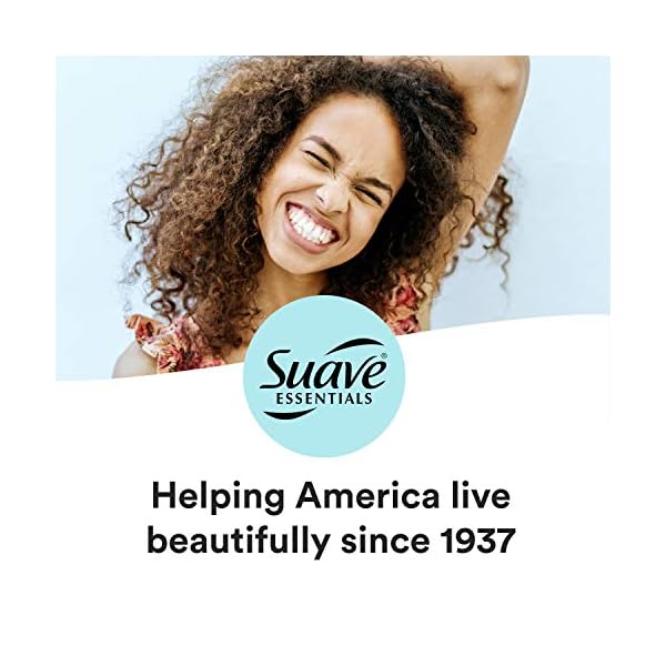 Suave Essentials Body Wash For Hydrated, Smooth Skin Ocean Breeze with Sea Algae Extract and Vitamin E 15 oz, Pack of 6