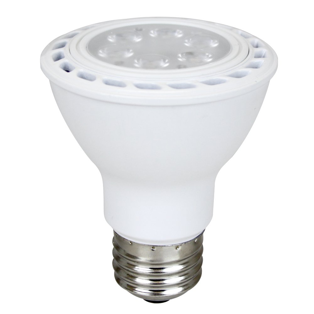 Euri Lighting EP20-1050ew LED PAR20 Bulb, Everyday Line, Cool White 5000K, Dimmable, 7W (50W Equivalent), 550 lm, 40 Degree Beam Angle, Medium Base (E26), UL & Energy Star Listed