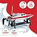 Top Race Remote Control Water Speed Boat, Perfect Rc Toy for Pools and Lakes | for Adults and Kids of All Ages | Loved by Boys and Girls rc Radio Controlled Boats 49Mhz (TR-800) (Red)