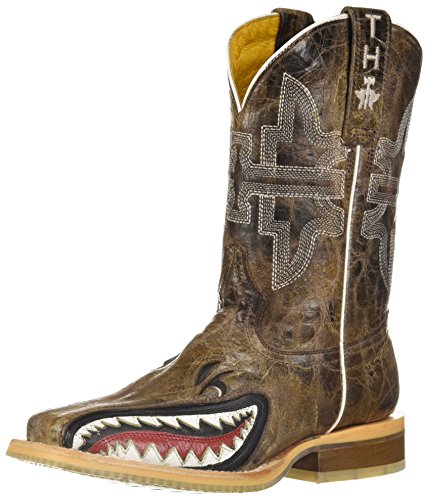 Tin Haul Shoes Unisex-Child Sharky Western Boot