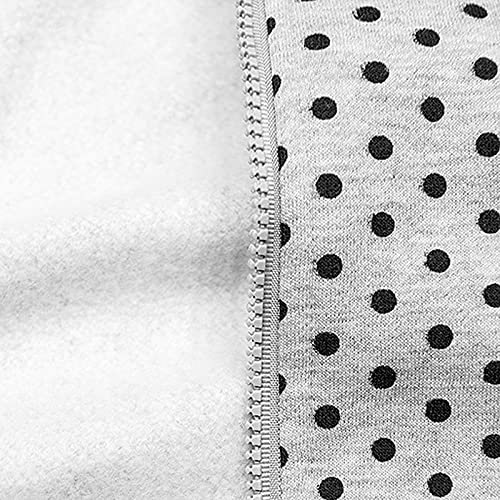 Briskorry Dames licht bedrukt jack sweatshirtjas met ritssluiting stijlvol jack met capuchon hoodie pullover casual capuchontrui met koord casual sweatshirt - Image 7