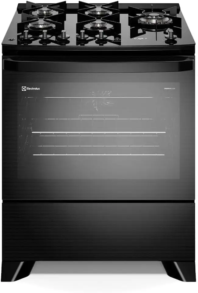 Fogão Electrolux 5 Bocas Experience com PerfectCook360 Preto FE5CP - 220V