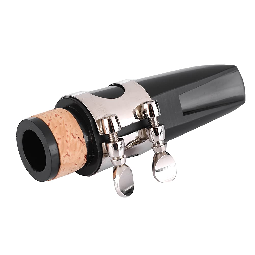 Juego de Boquillas para Clarinete, Cubierta de Boquilla de Clarinete de Plástico de Primera Calidad con Juego de Abrazadera, Accesorio para Clarinete