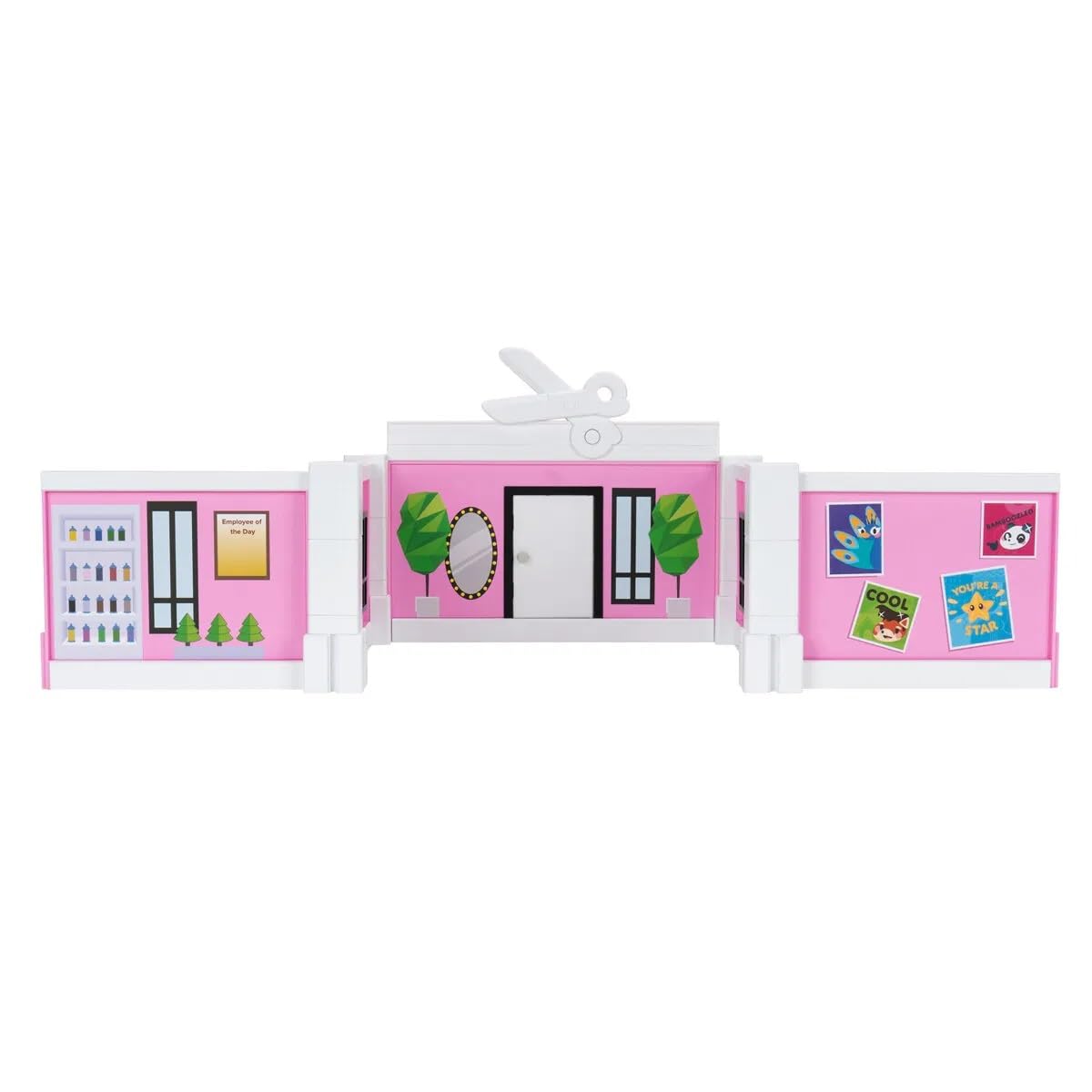 Adopt Me! Pet Salon Deluxe Playset - Najlepsza gra online - Ekskluzywny wirtualny kod przedmiotu w zestawie - Zawiera Twoje ulubione zwierzęta domowe, postacie i krajobrazy do zabawy
