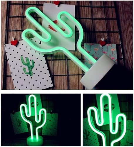 Lámpara de mesa de noche neón con luz LED USB miniatura 5