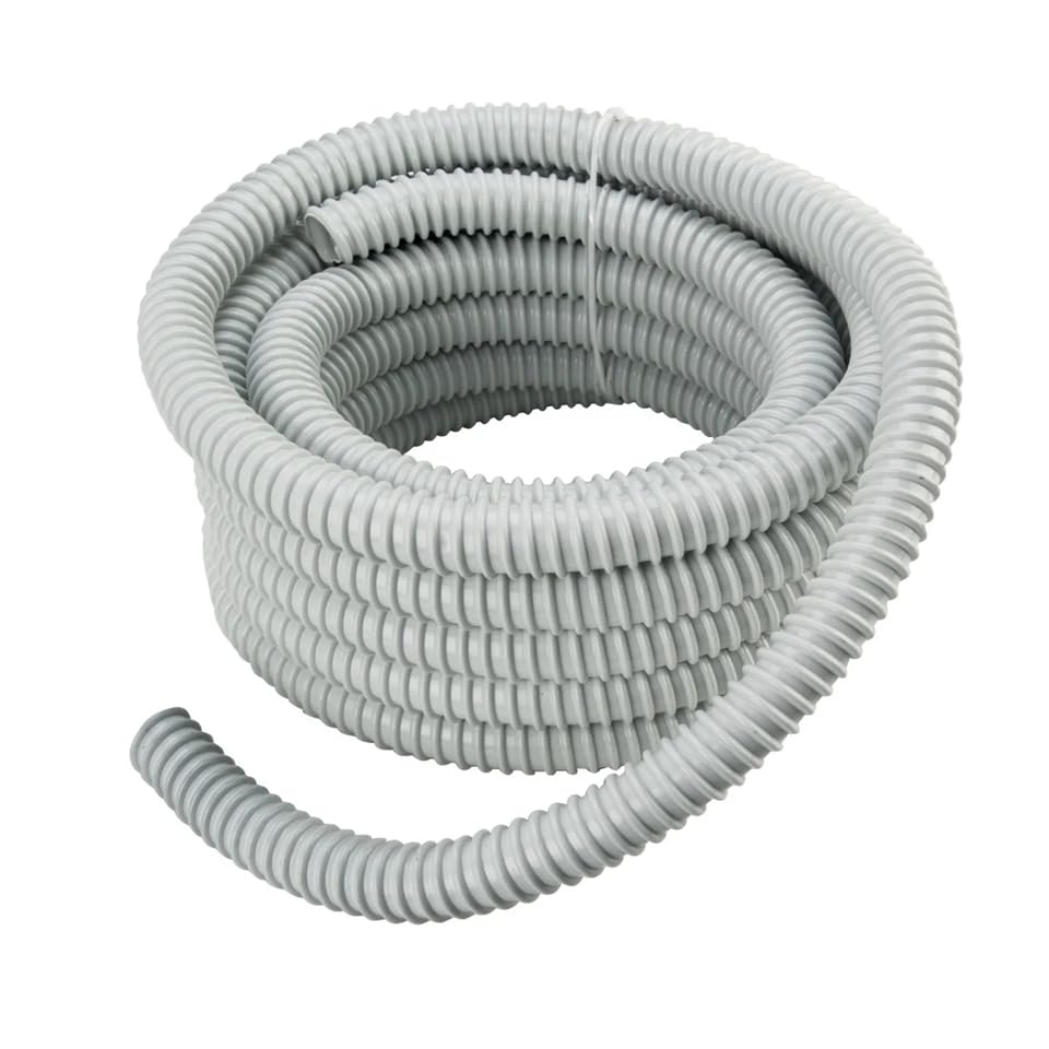ELETTROCANALI Guaina SPIRALATA DIFLEX Diametro 60 Grigio RAL7035 MATASSA 30 MT ECGFE60