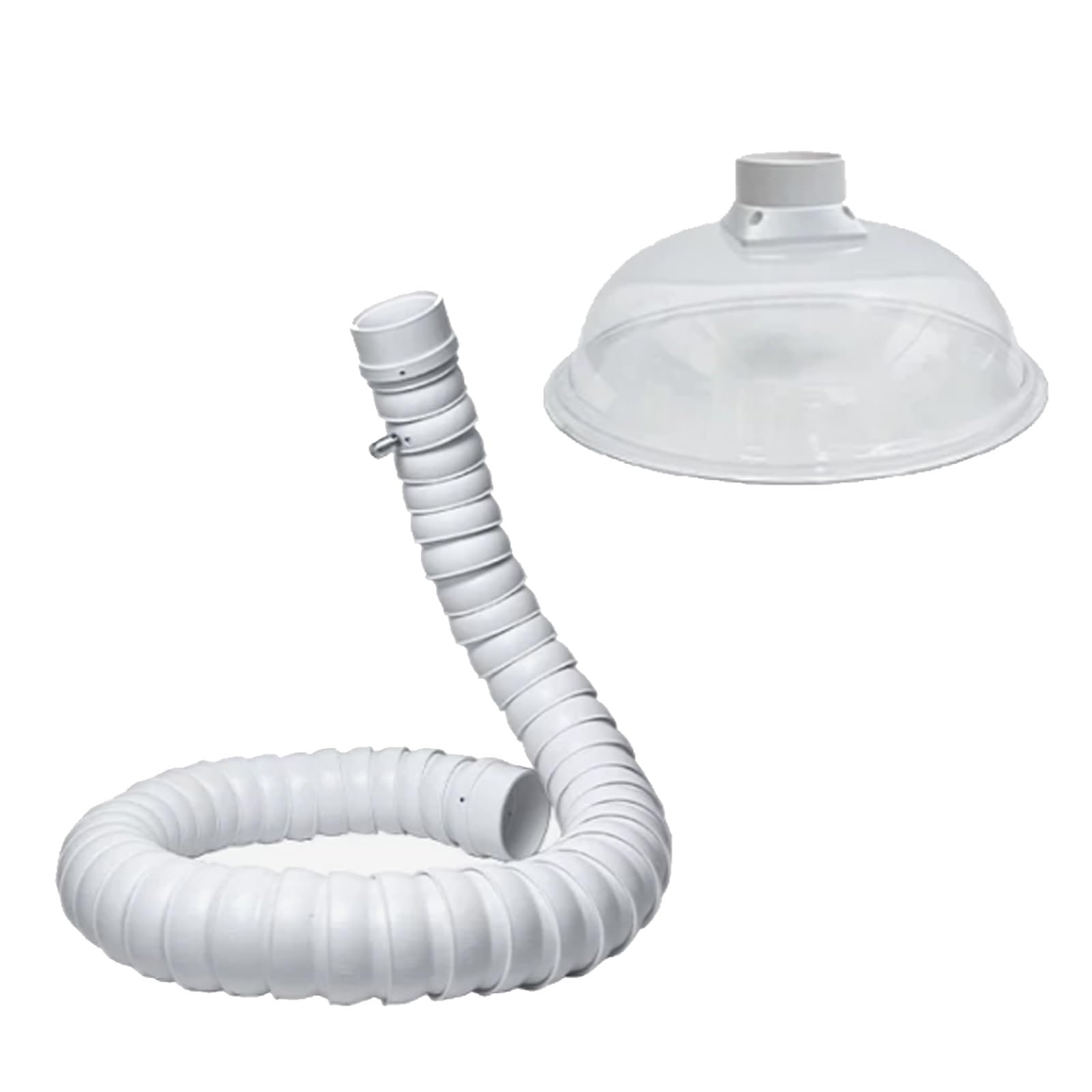 Tubo Flexible Tubo Secadora Manguera Articulada De 75 Mm Y 110 Mm, Boquilla Redonda para Marcado De Humos De Soldadura con Válvula, Tubo De Extracción De Humos(75mm/3'',L 0.8m/2.6ft)