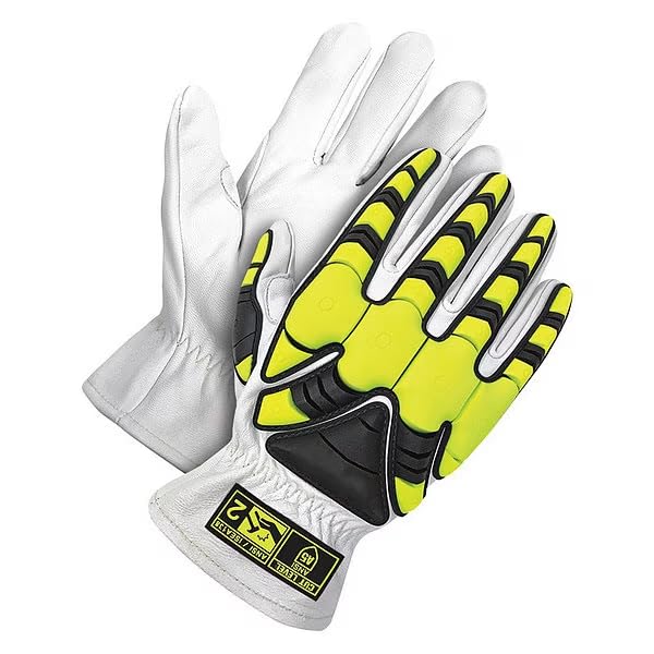 MOLLIFII Goatskin Cut Resistant Driver w/Backhand Protection, Size X2L