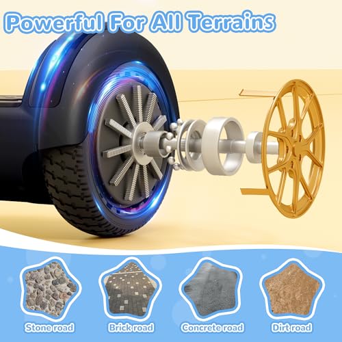 Image of SISIGAD Scooter, 6.5 inch Flash Wheels & Corlorful LED Lights, All for Girls Boys Kids Ages 6+