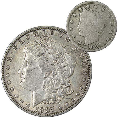1897 O Morgan Dollar VF Very Fine 90% Silver with
