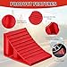 Wheel Chocks for Trailers, 4 Pack Hard Plastic RV Wheel Chocks with Handles for Easy Removal, Tire Chock for Cars Wheels, Keep Your Truck or Camper in Place