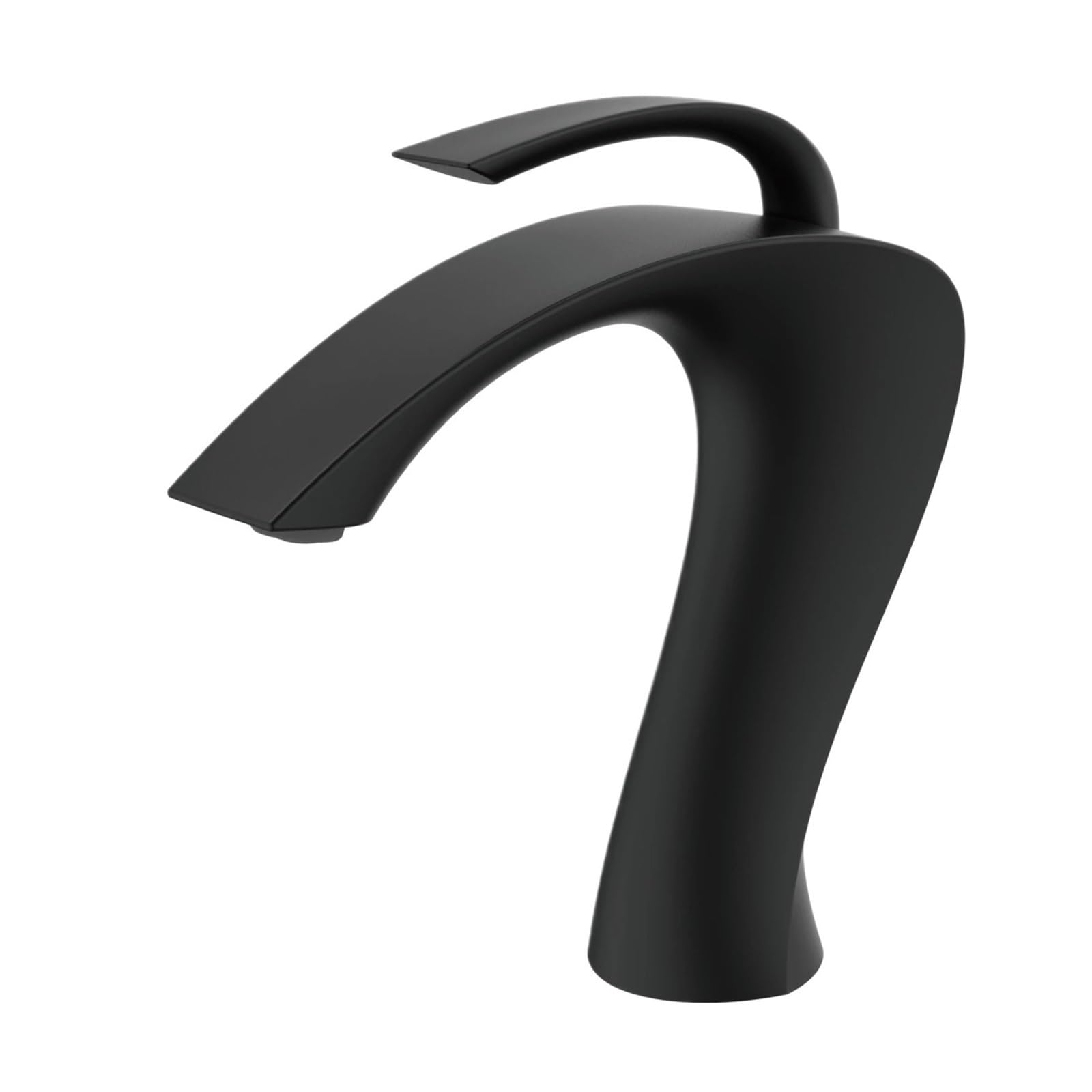 Laighjenbcf Matte Black Faucet，Gun Grey Luxury Brass Bathroom Vanity
