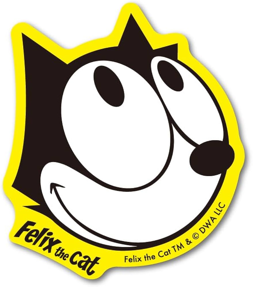 ポケユニ FELIX THECAT クリアファイル 黄色 ポケユニ FELIX THECAT