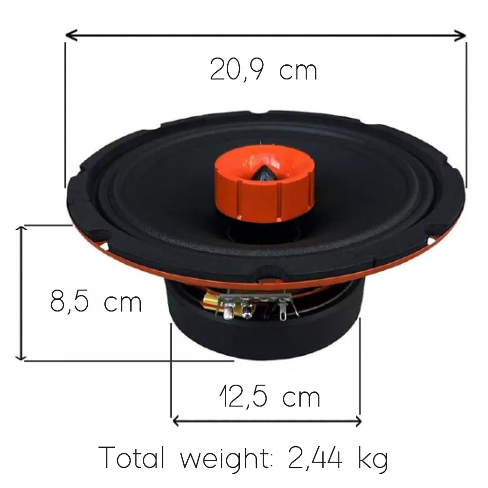 2 altoparlanti diffusori coassiali a 2 vie ALPINE SPG-13C2 5,25 13,00 cm 130 mm 50 watt rms 200 watt max auto 4 ohm spl, a coppia