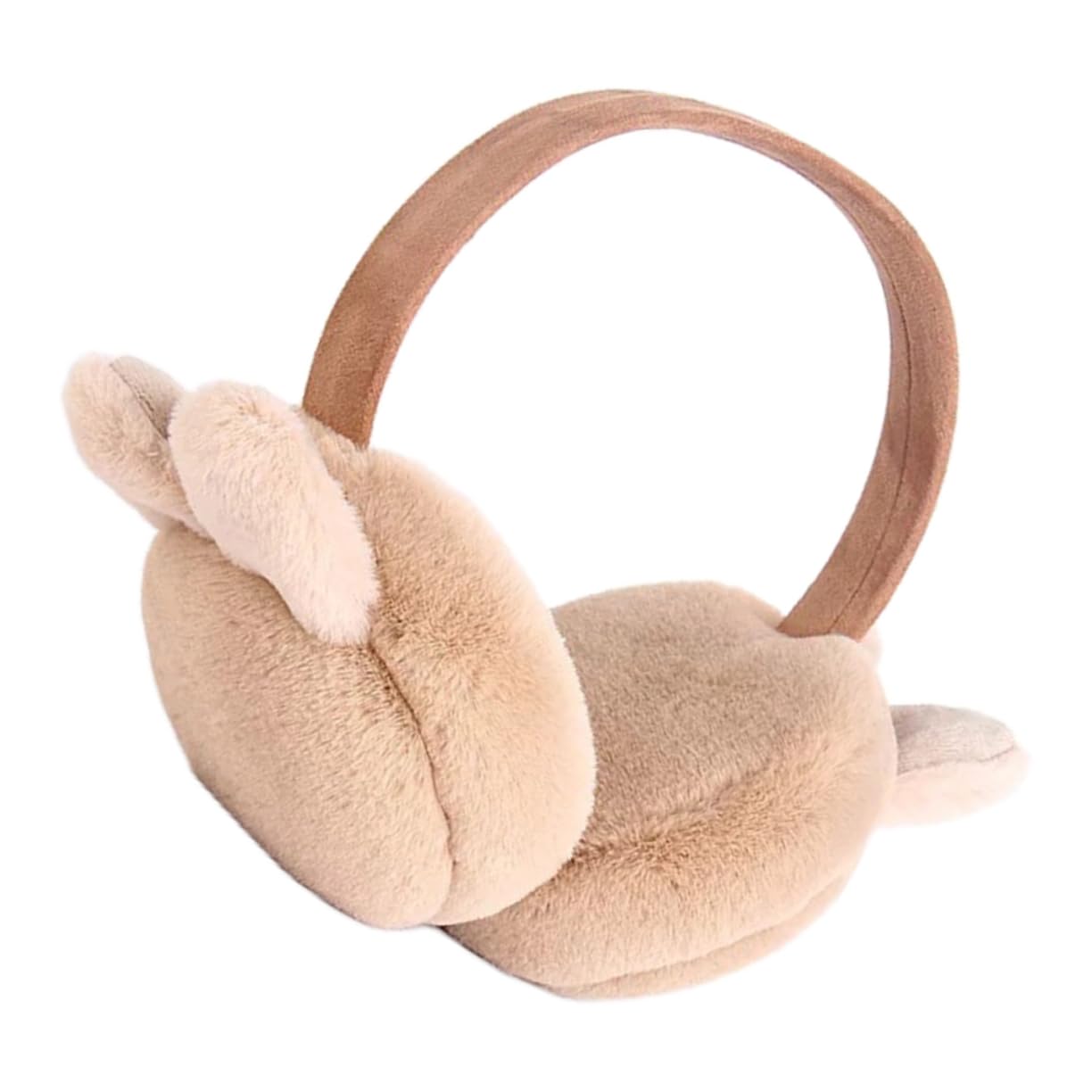 Veemoon Adorable Bunny Ears Foldable Earmuffs for Lightweight Winter Ear Covers Soft Outdoor Accessory for Cold Weather present for Birthdays and Holidays