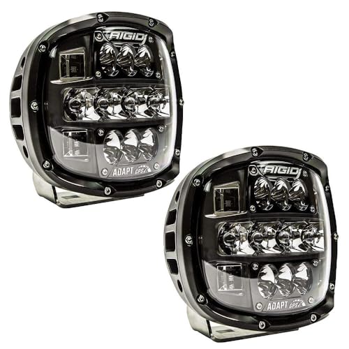 Rigid Industries 300415 Powersports LED Light - Pair, Clear