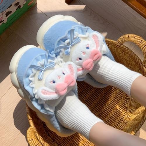 Womens Animal Cozy Indoor Plush Slippers Puppy Non Slip Warm Cozy Fluffy Kawaii Fuzzy Home Slipper3