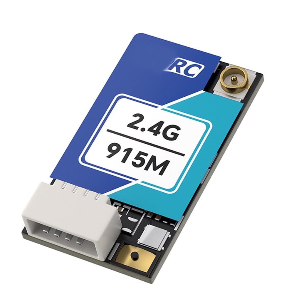Per ELRS Nano 915M/2.4G Ricevitore A Banda Duale DIY per Quadricottero FPV A Lungo Raggio, Parti del Drone Incorporate WiFi -C3 Chip LR1121 per Drone DIY Freestyle A Lungo Raggio FPV